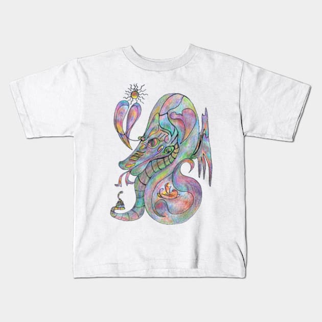 Sea horse Kids T-Shirt by sonigque